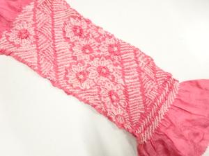 正絹　絞り　帯揚げ